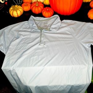 Mens Pale Blue w/ light green logo Oakley Golf Shirt! Great condition! Size XL!